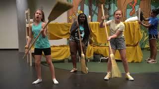 Children's Theatre of Charlotte Rehearses "Annie" - "It's a Hard Knock Life"