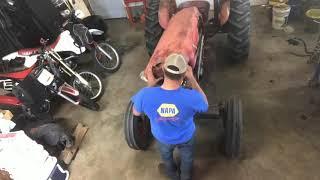 Time lapse of splitting my 1959 Massey Ferguson MF50