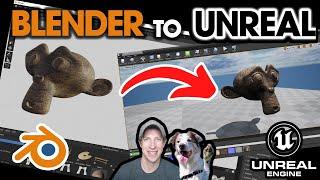 How to Import BLENDER FILES to Unreal Engine!