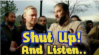 Shut Up & Listen - Heated Debate Adnan Rashid Speaker's corner