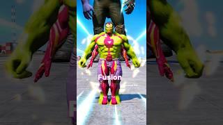 GTA V: Hulk & Iron-man Fusion #shorts