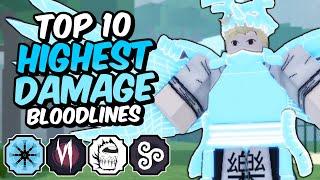 Top 10 HIGHEST DAMAGE Shinobi Life 2 Bloodlines!