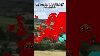 Is your country skibidi? #geography #mapping #countryballs #europe #fypシ #map #mapper #uk