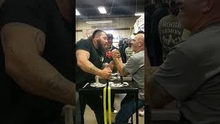 LEFTY PRACTICE PULL THE ASSASSIN VS CORY BRESNAN! TOPROLL VS HOOK FUN! #armwrestling #thankyou #fun
