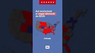 Así ha evolucionado el mapa electoral en estas elecciones en Estados Unidos