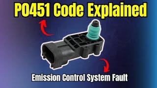 P0451 Code Explained : Emission Control System Fault |
