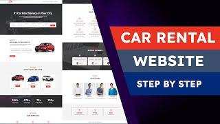 How To Make a Car Rental Website with WordPress & Elementor with Astra 2024