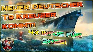 Neuer Deutscher T9 Kreuzer ️ CV Rework & mehr für World of Warships