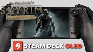 The Elder Scrolls V: Skyrim Anniversary Edition | Steam Deck Oled Gameplay | Steam OS | Verified