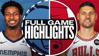 GRIZZLIES at BULLS | FULL GAME HIGHLIGHTS | November 23, 2024