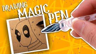 VERY EASY! How To Draw Deadpool. Drawing with Hagikami.