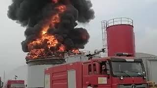 Fire Guts Oando Tank Farm In Apapa, Lagos