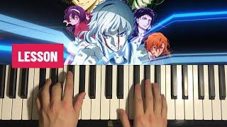 Bungou Stray Dogs Dead Apple ED - Bokura (Piano Tutorial Lesson)