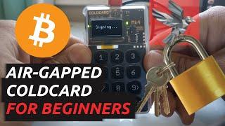 How to use a Coldcard Air-Gapped Bitcoin Wallet