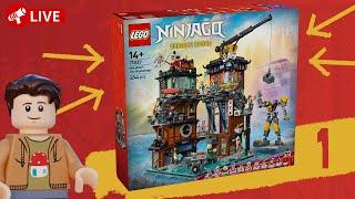 Jonas baut die Mech Werkstatt! LEGO Ninjago City Workshops | LIVE Teil 1