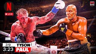 Jake Paul VS Mike Tyson NETFLIX FULL FIGHT HIGHLIGHTS KNOCKDOWN 2024!