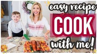 COOK WITH ME! EASY ONE PAN PORK DINNER RECIPE! Brianna K