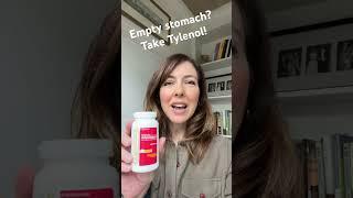 Can’t decide what pain med to take on an empty stomach?