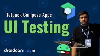 Top Techniques for UI Testing of Jetpack Compose Apps! | Droidcon Italy 2023 Talk