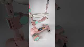 Todsntees 5-in-1 Multifunctional Kids Scooty