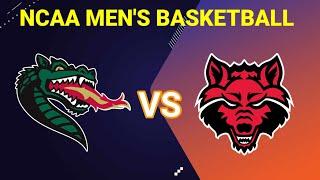 UAB Blazers vs Arkansas State Red Wolves | 2024-2025 NCAA Men's Basketball Live Score