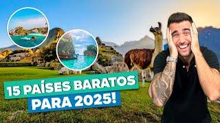 15 destinos e países mais BARATOS do MUNDO! E quanto custa cada um!