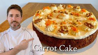 Easy moist carrot cake with cream cheese frosting recipe | Irish Baker Abroad ️