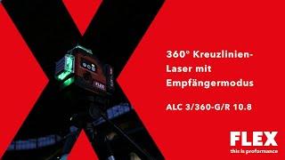 Kreuzlinien-Laser ALC 3/360-G/R 10.8 von FLEX