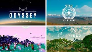 ПЛАНЕТЫ В Elite Dangerous, No man's sky, Star Citizen, Starfield.