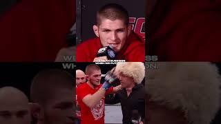 Khabib Explains His Hat To Dana