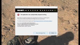 Call of Duty Warzone 2.0 - The application has unexpectedly stopped working Fixed -Crash Handler Fix