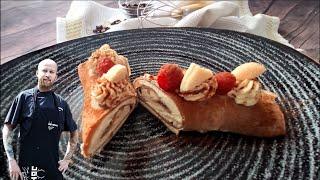 How to Make Tiramisu Crepes #Recipe | #crepes#tiramisu | The kitchen boy