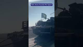 Russian Troops Secure a Destroyed Abrams Tank!