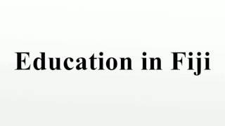 Education in Fiji