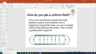 Motion of charges in electric fields