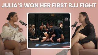 julia won her first FIGHT and here’s the tea…