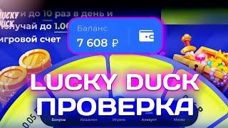 LUCKY DUCK - ПРОВЕРКА НОВОГО САЙТА / ЛАКИДАК ВЫВОДИТ?