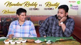 Ravi Vs Nandini Reddy | Authentic Telugu Food | Palle Vindu | Street Byte | Silly Monks