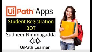 UiPath Apps - Task Student Registration in Uipath | Drop Down List in Uipath | UiPath Learner