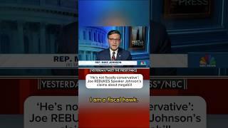 ‘He’s not fiscally conservative’: Joe REBUKES Speaker Johnson’s claims about megabill