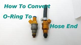 How to: modify common rail fuel injector for hose-end applications