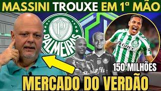 AGORA VAI! MASSINI TROUXE ATUALIZAÇÃO DO MERCADO DA BOLA NO PALMEIRAS.