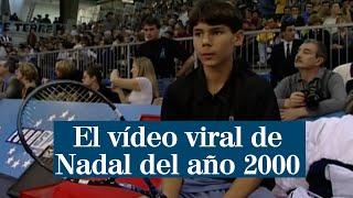 El vídeo viral de Rafa Nadal en el año 2000 tras ganar Les Petits As - Le Mondial Lacoste