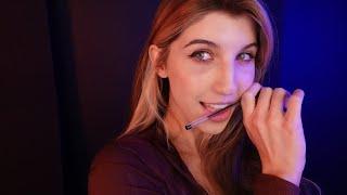 (ASMR) Pen Nibbling, Tracing & Affirmations 