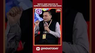 Watch : Amit Malviya Vs Supriya Shrinate On Fake News And Social Media Narratives | #Shorts