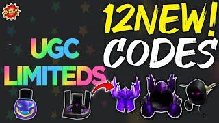 ️New!! Codes️ALL WORKING CODES FOR UGC LIMITED CODES OCTOBER 2024(ROBLOX)-ugc limited CODES