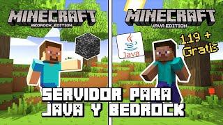 Como crear un servidor para Java y Bedrock de manera fácil y en la 1.19 con ATERNOS | Tutorial 2022