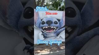 Stitch takes over Disney Springs.#stitch  #disneyworld #LiloandStitch #disneysprings #disney