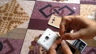 Samsung ON5 Pro - How to insert dual SIM and SD card