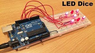 LED Dice with Arduino (Code + Diagram in video)